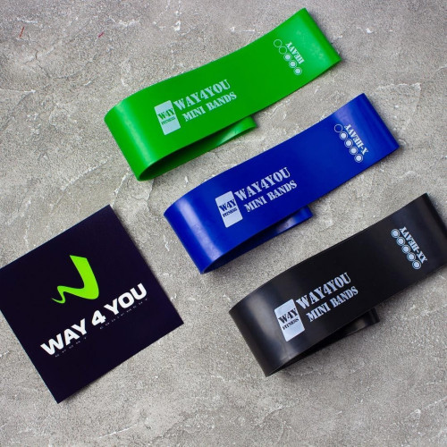 Набор эспандеров для ног W4Y Mini Bands 3 шт. - Фото 7 Набор эспандеров для ног W4Y Mini Bands 3 шт. - Фото 7