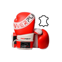 Перчатки для бокса PowerPlay Pro Fight Red 