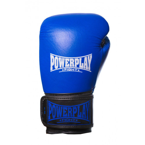 Перчатки для бокса PowerPlay Classic Blue - Фото 4