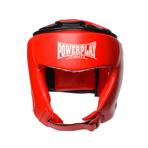 Шлем боксерский PowerPlay Tournament Red - Фото 2