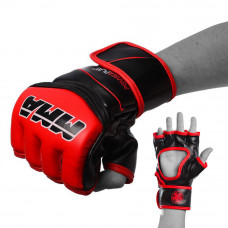 Перчатки для ММА PowerPlay Red-Black Перчатки для ММА PowerPlay Red-Black