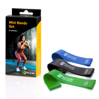 Набор эспандеров для ног W4Y Mini Bands 3 шт. Набор эспандеров для ног W4Y Mini Bands 3 шт.