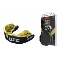 Капа для бокса и единоборств OPRO Gold UFC Black/Gold
