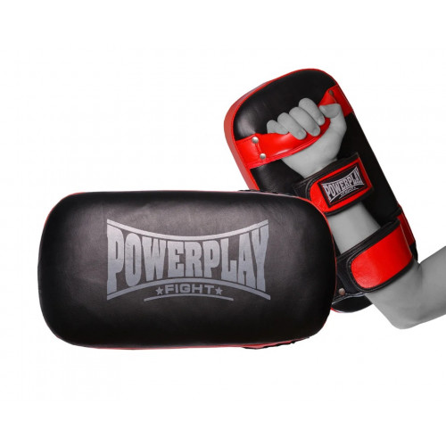 Пады для тайского бокса PowerPlay Black-Red - Фото 2 Пады для тайского бокса PowerPlay Black-Red - Фото 2