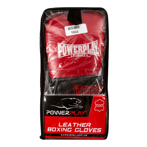 Перчатки для бокса PowerPlay Classic Red - Фото 8